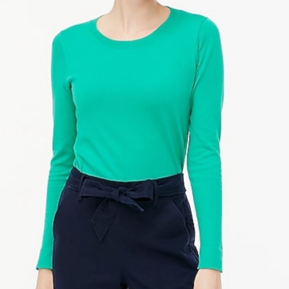 J Crew Teal Green Teddie Sweater